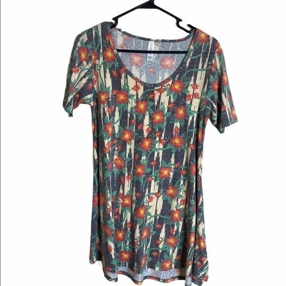 LuLaRoe The perfect T Floral  short sleeve - Picture 1 of 5